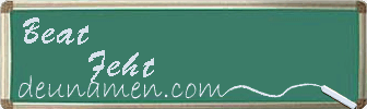 Beat Feht Visitenkarte